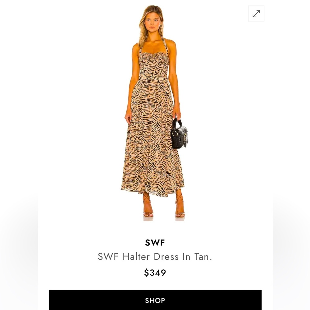 SWF Zebra print dress (never worn)